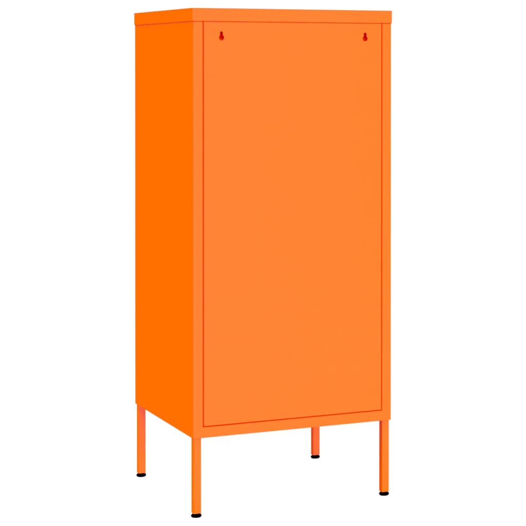 Armadietto Arancione 42,5x35x101,5 cm in Acciaio | homemem39