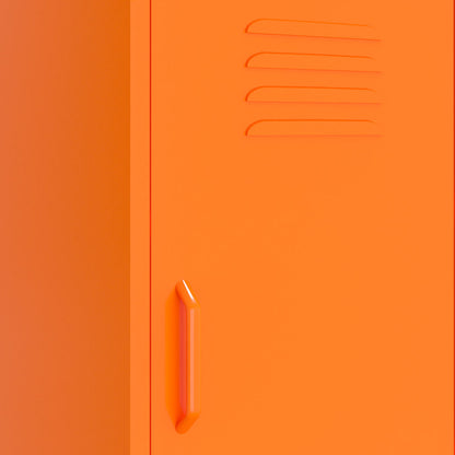 Armadietto Arancione 42,5x35x101,5 cm in Acciaio