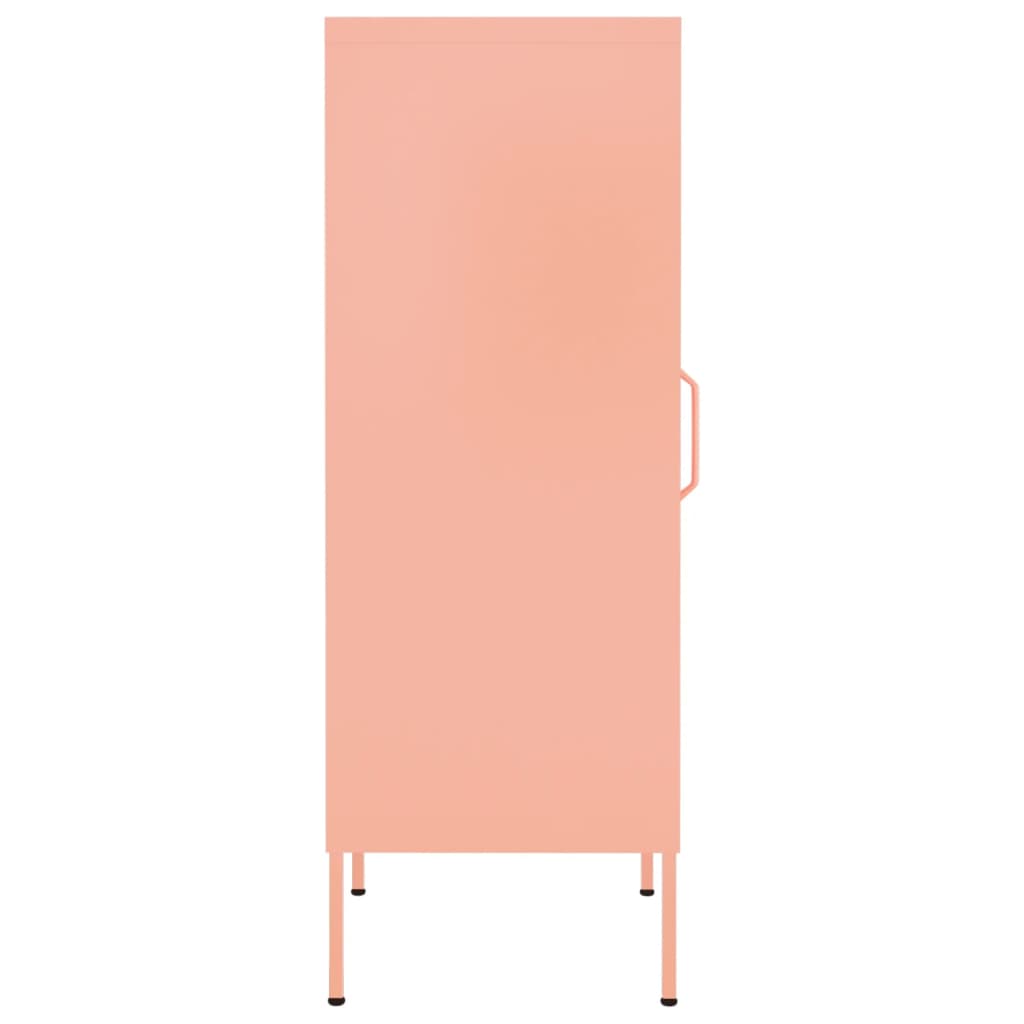 Armadietto Rosa 42,5x35x101,5 cm in Acciaio