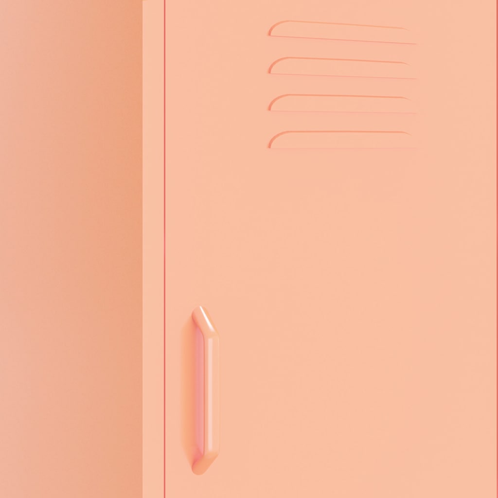 Armadietto Rosa 42,5x35x101,5 cm in Acciaio
