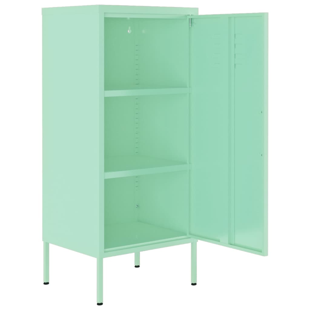 Armadietto Menta 42,5x35x101,5 cm in Acciaio | homemem39