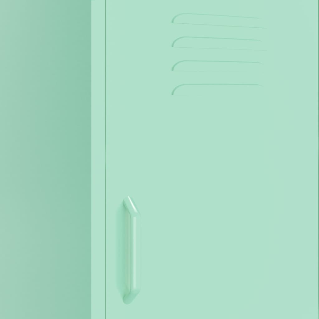 Armadietto Menta 42,5x35x101,5 cm in Acciaio | homemem39