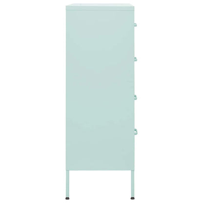 Cassettiera Menta 80x35x101,5 cm in Acciaio