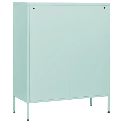 Cassettiera Menta 80x35x101,5 cm in Acciaio