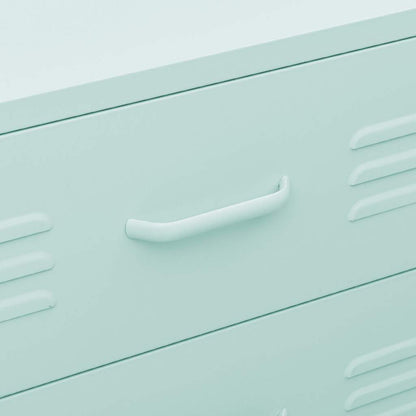 Cassettiera Menta 80x35x101,5 cm in Acciaio