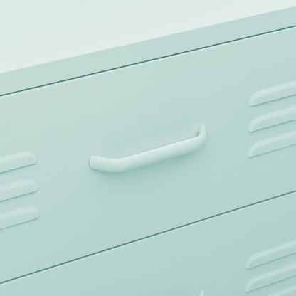 Cassettiera Menta 80x35x101,5 cm in Acciaio