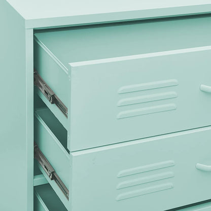 Cassettiera Menta 80x35x101,5 cm in Acciaio