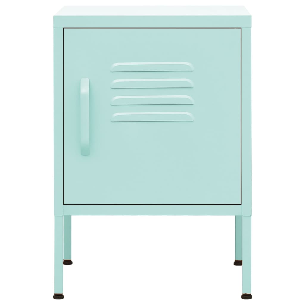 Comodino Menta 35x35x51 cm in Acciaio | homemem39