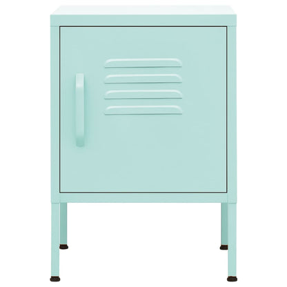 Comodino Menta 35x35x51 cm in Acciaio | homemem39