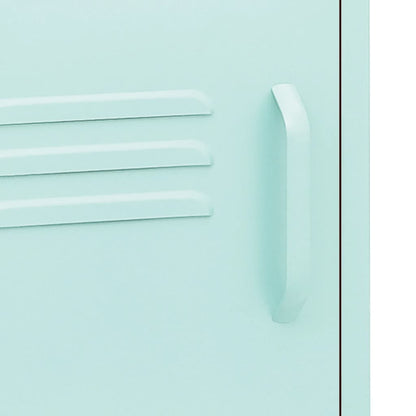 Comodino Menta 35x35x51 cm in Acciaio - homemem39