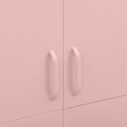 Armadio Rosa 90x50x180 cm in Acciaio