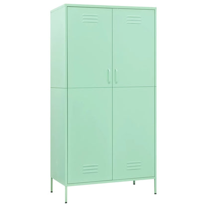 Armadio Menta 90x50x180 cm in Acciaio - homemem39