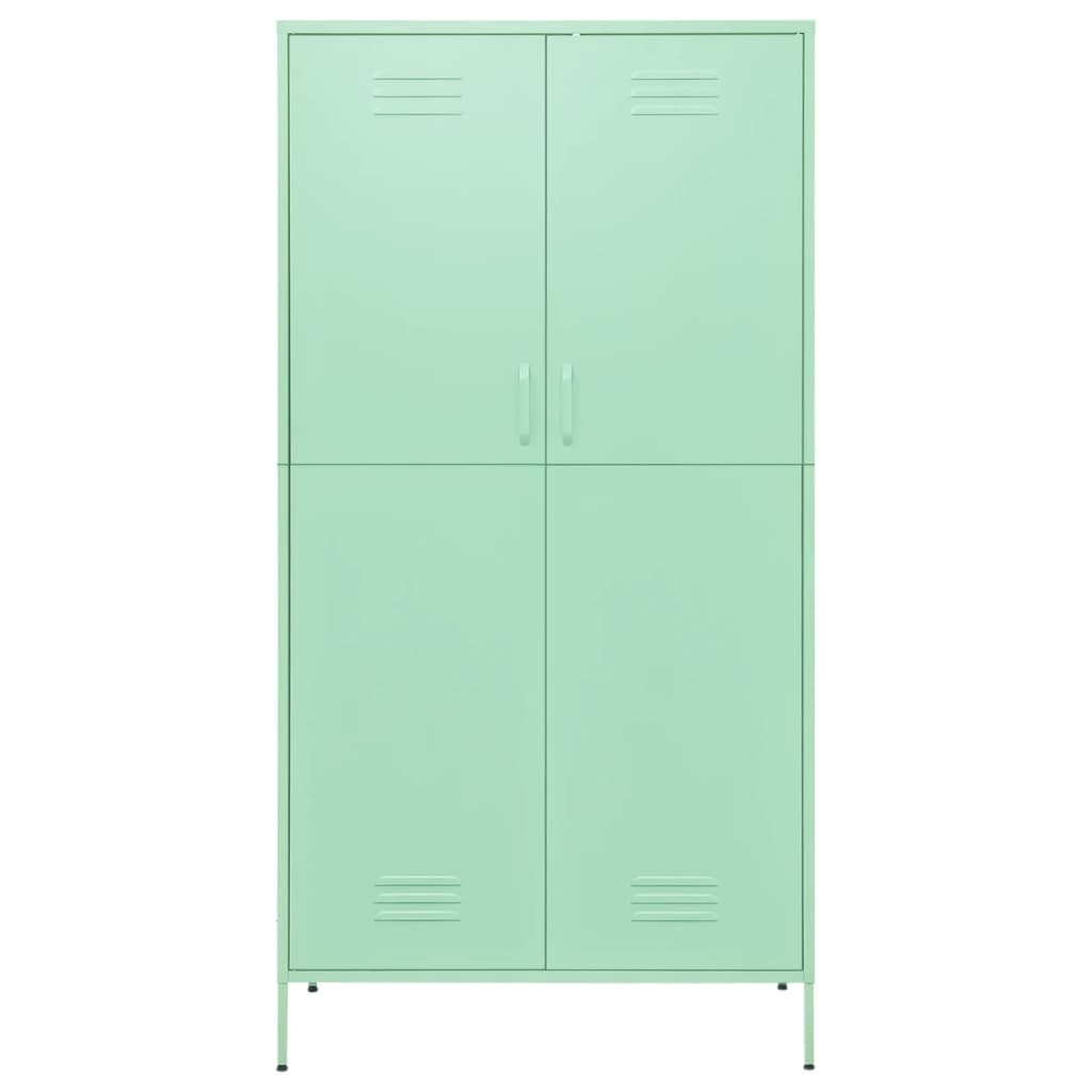 Armadio Menta 90x50x180 cm in Acciaio - homemem39