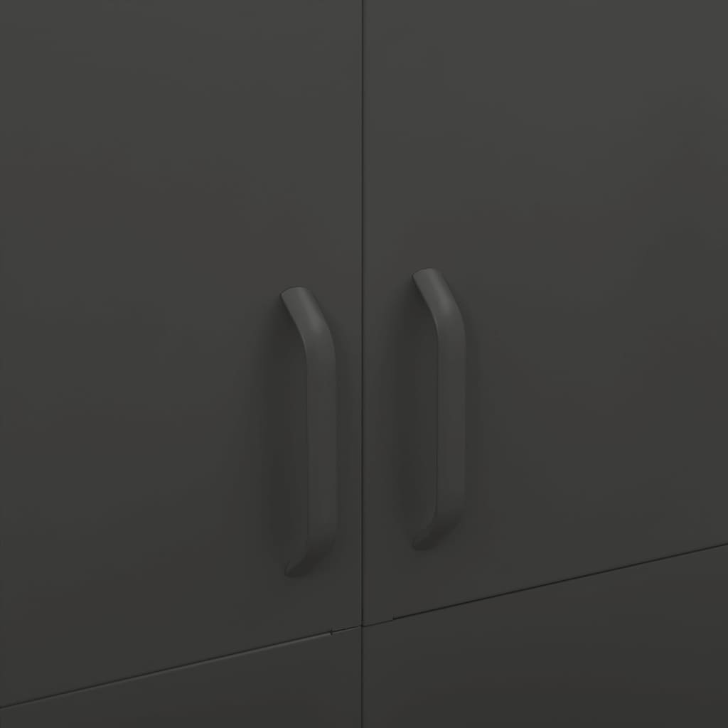 Armadio Antracite 90x50x180 cm in Acciaio - homemem39
