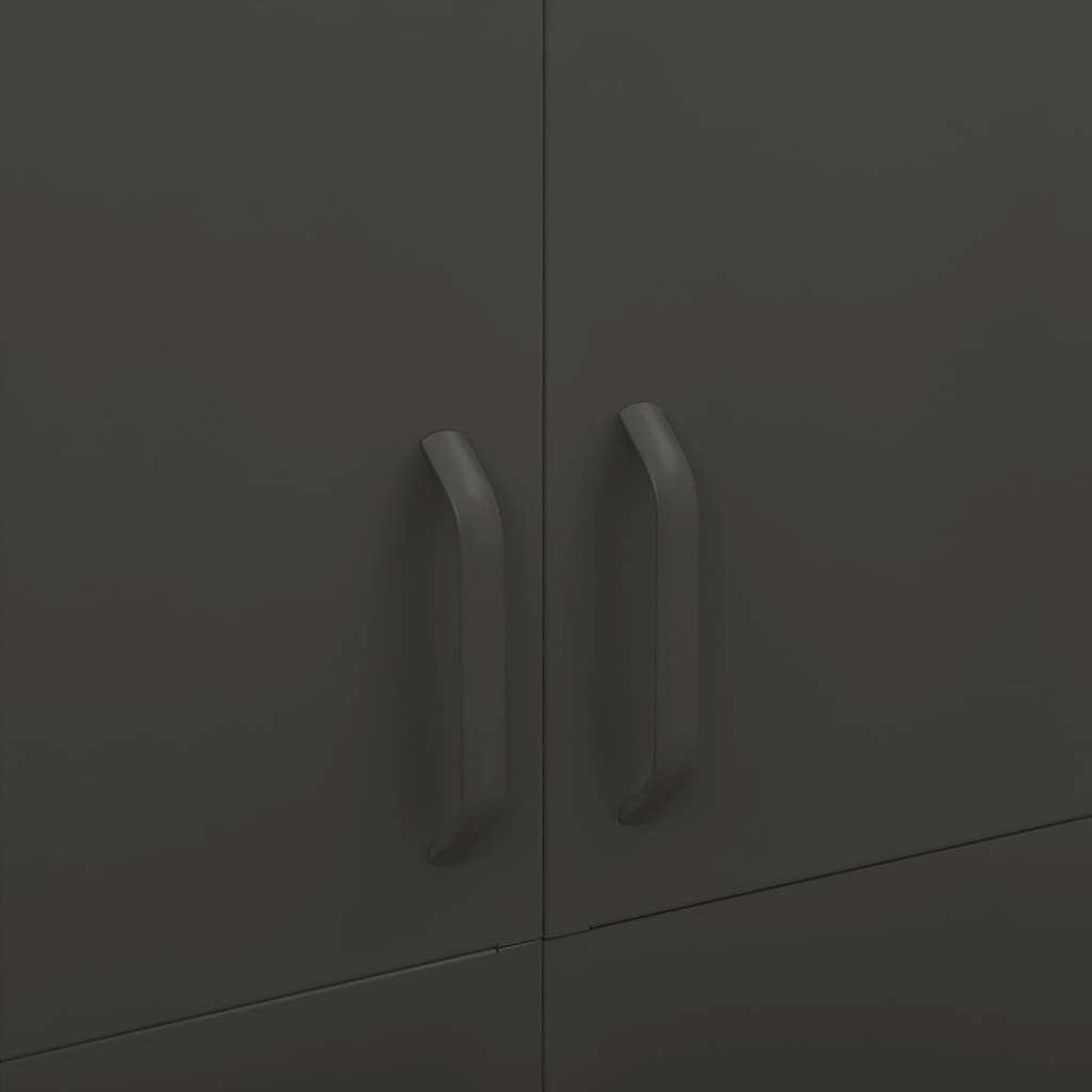 Armadio Antracite 90x50x180 cm in Acciaio