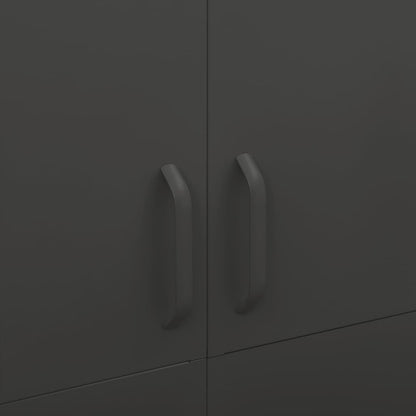 Armadio Antracite 90x50x180 cm in Acciaio