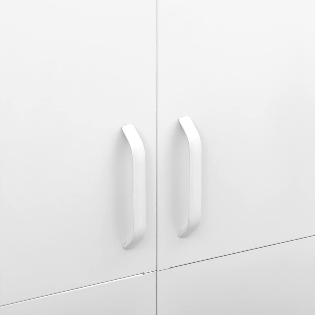 Armadio Bianco 90x50x180 cm in Acciaio