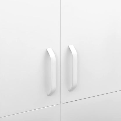 Armadio Bianco 90x50x180 cm in Acciaio