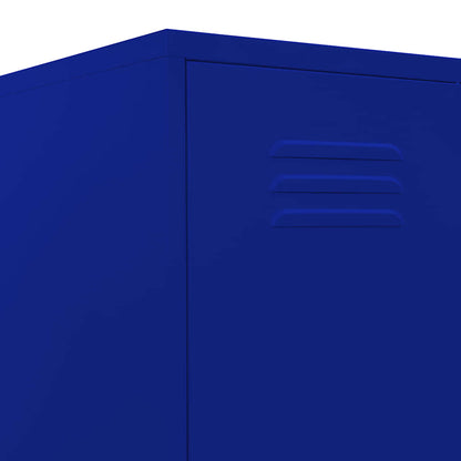 Armadio Blu Marino 35x46x180 cm in Acciaio