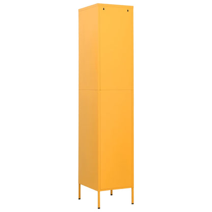 Armadio Giallo Senape 35x46x180 cm in Acciaio | homemem39