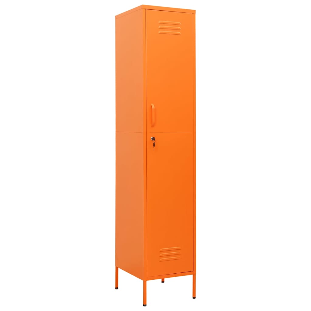 Armadio Arancione 35x46x180 cm in Acciaio