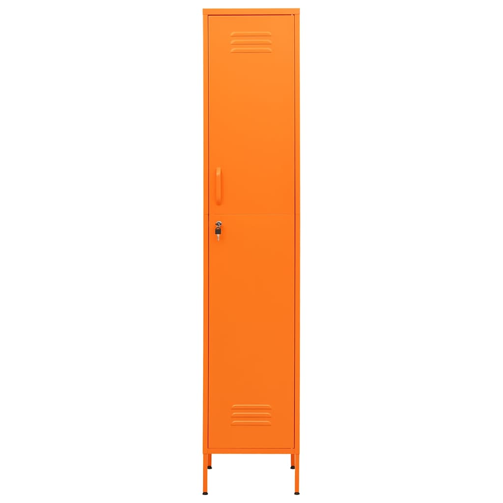 Armadio Arancione 35x46x180 cm in Acciaio