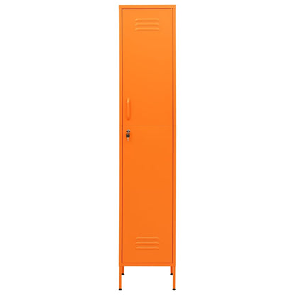 Armadio Arancione 35x46x180 cm in Acciaio