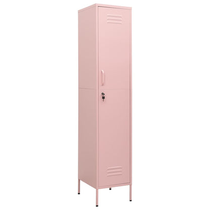 Armadio Rosa 35x46x180 cm in Acciaio