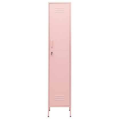 Armadio Rosa 35x46x180 cm in Acciaio | homemem39