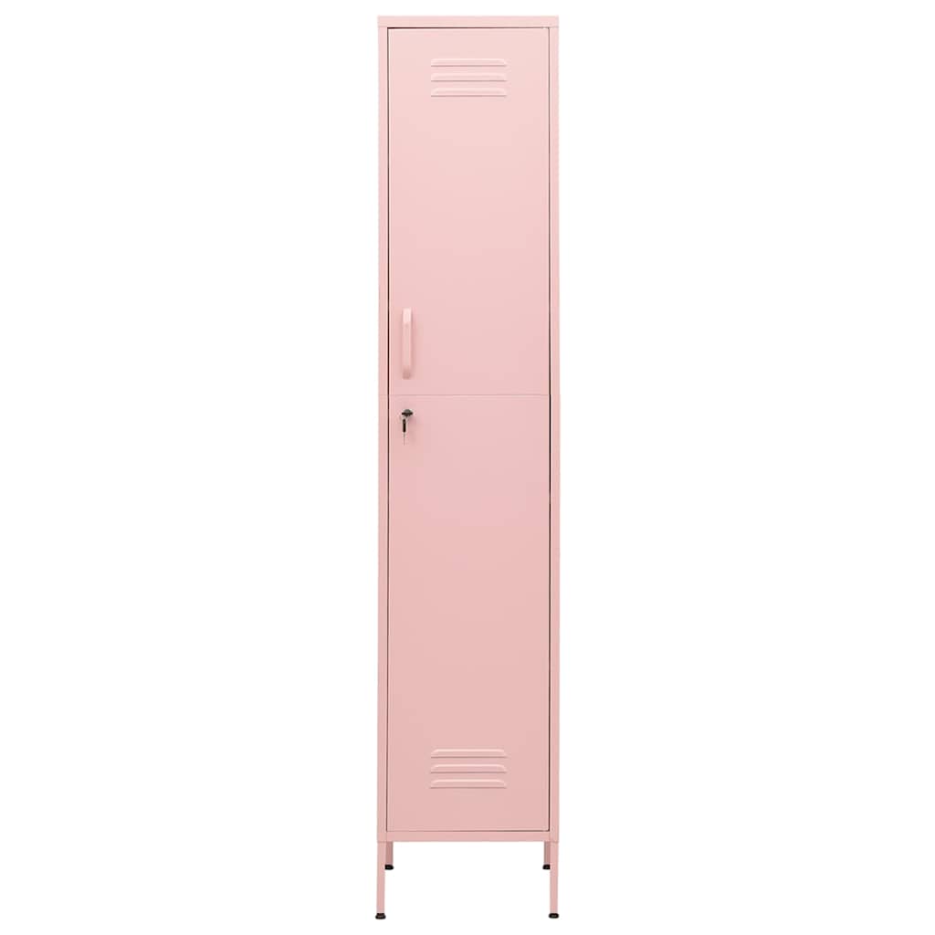 Armadio Rosa 35x46x180 cm in Acciaio