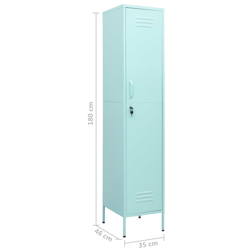 Armadio Menta 35x46x180 cm in Acciaio | homemem39