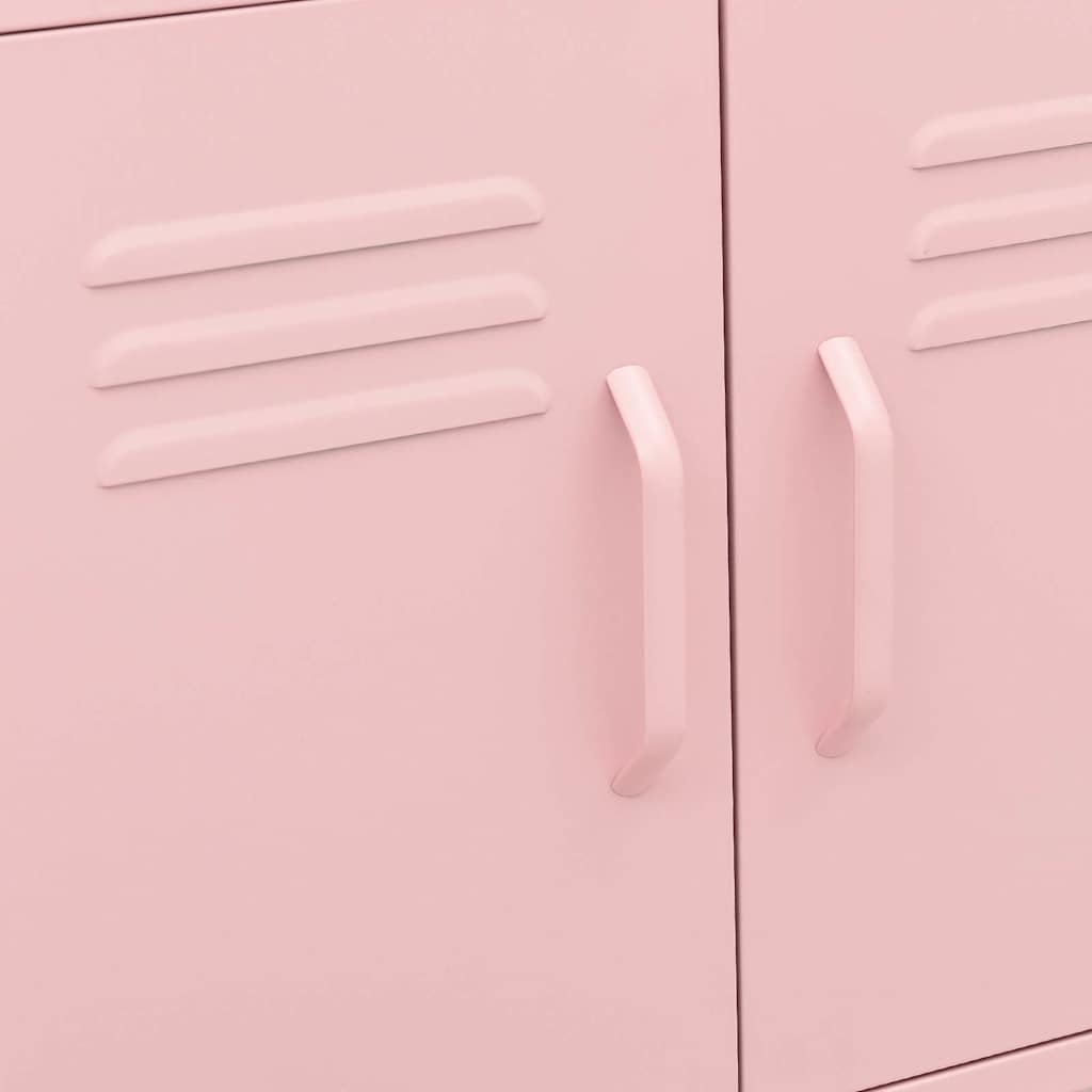 Armadietto Rosa 60x35x56 cm in Acciaio