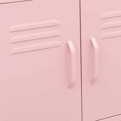 Armadietto Rosa 60x35x56 cm in Acciaio