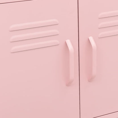 Armadietto Rosa 60x35x56 cm in Acciaio