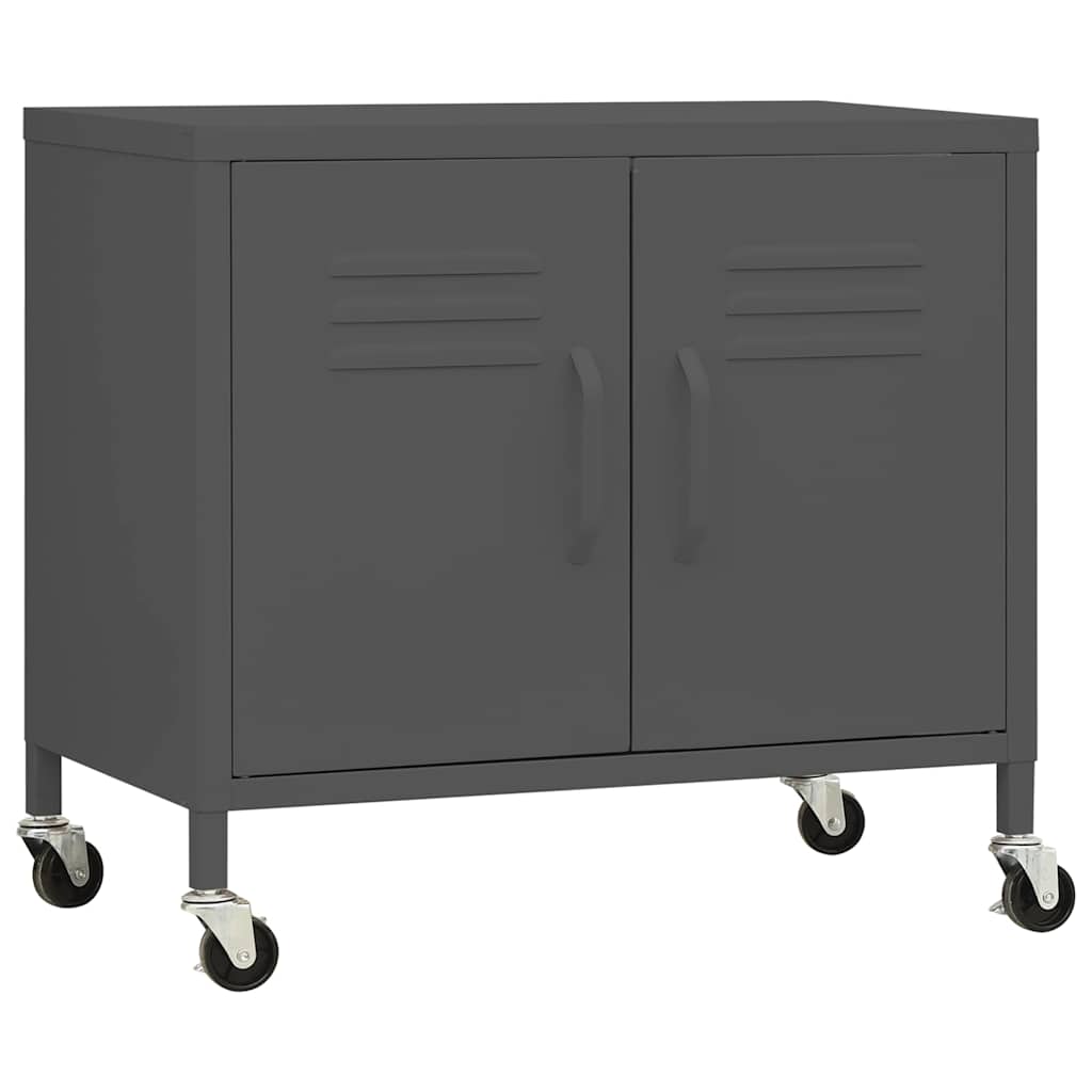 Armadietto Antracite 60x35x56 cm in Acciaio