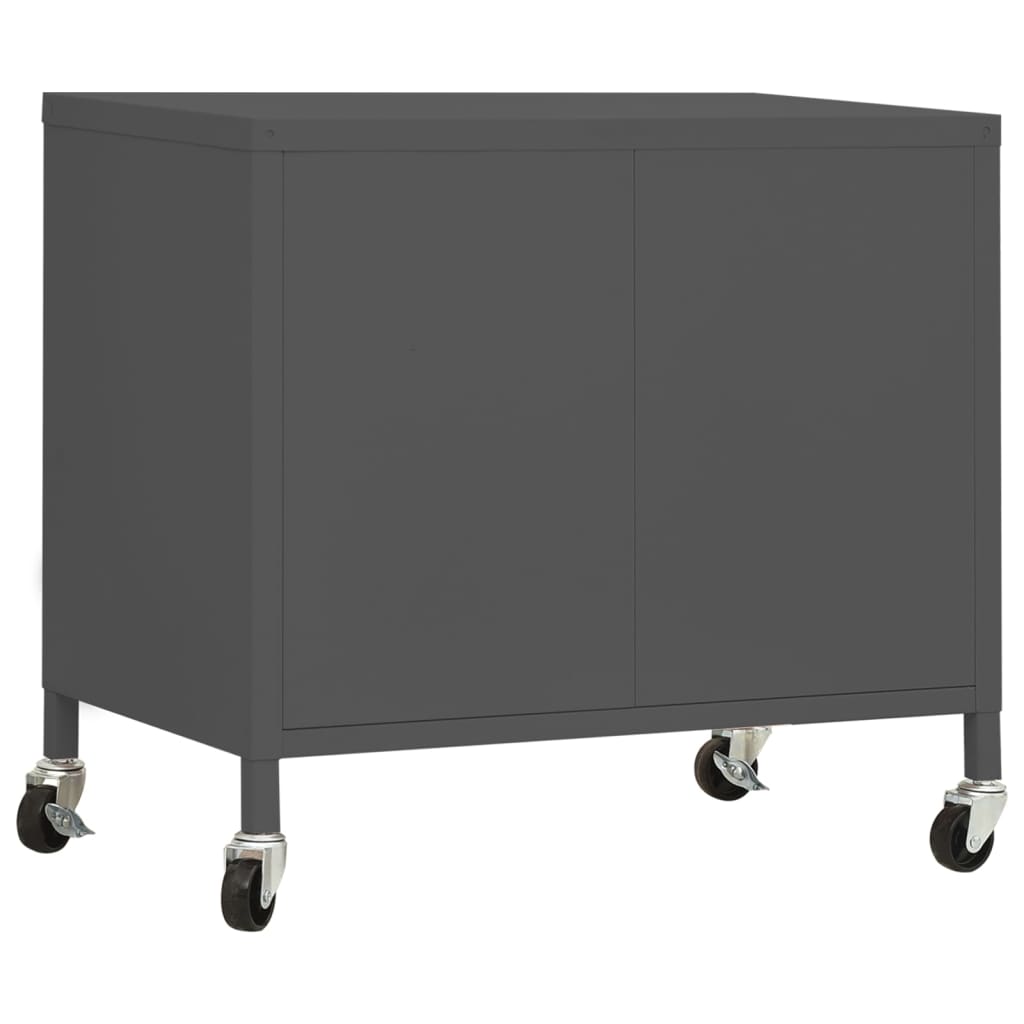 Armadietto Antracite 60x35x56 cm in Acciaio | homemem39