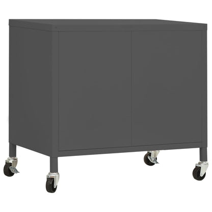 Armadietto Antracite 60x35x56 cm in Acciaio | homemem39