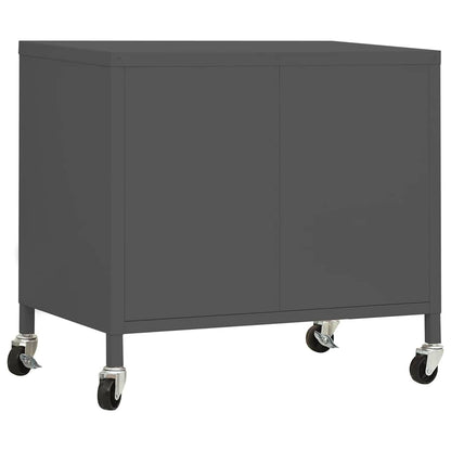 Armadietto Antracite 60x35x56 cm in Acciaio