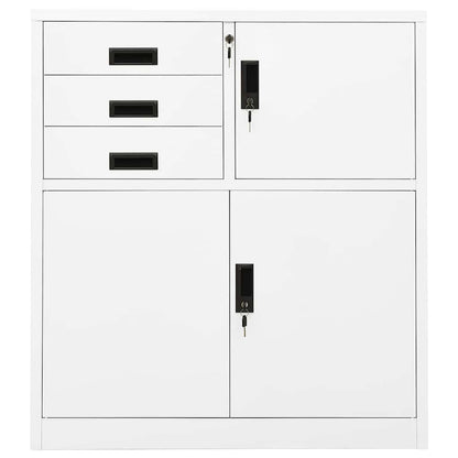 Armadio per Ufficio 90x40x102 cm in Acciaio