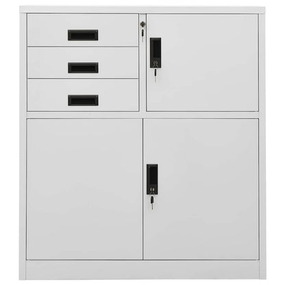 Armadio per Ufficio 90x40x102 cm in Acciaio
