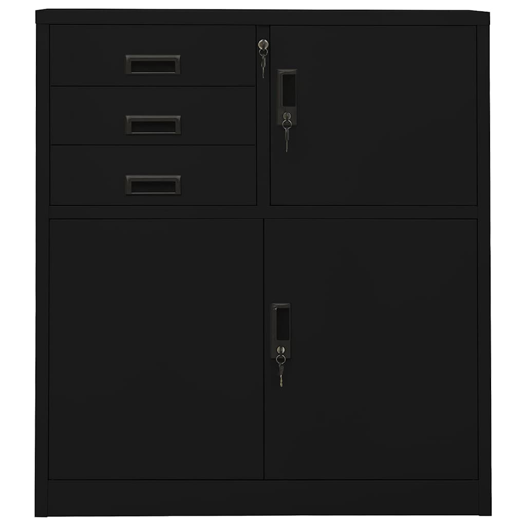 Armadio per Ufficio 90x40x102 cm in Acciaio