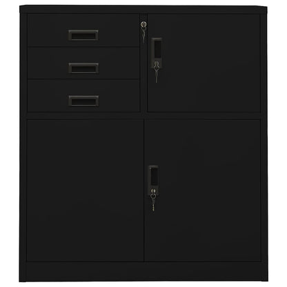 Armadio per Ufficio 90x40x102 cm in Acciaio