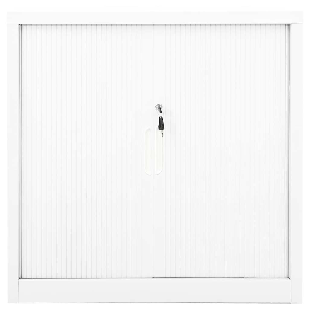 Armadio con Ante Scorrevoli 90x40x90cm in Acciaio