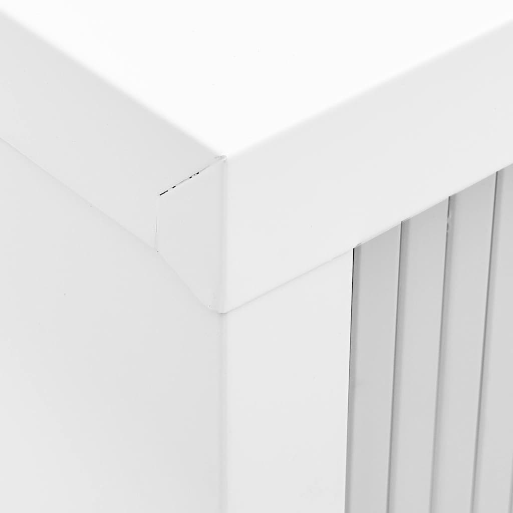 Armadio con Ante Scorrevoli Grigio 90x40x90 cm in Acciaio | homemem39