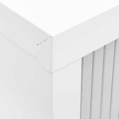 Armadio con Ante Scorrevoli Grigio 90x40x90 cm in Acciaio | homemem39