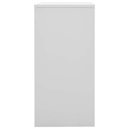 Armadietto con Chiave Grigio Chiaro e Blu 90x45x92,5 cm Acciaio | homemem39