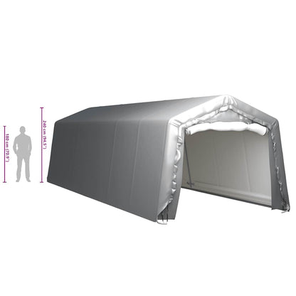 Tenda Capannone 300x900 cm Grigio Acciaio - homemem39