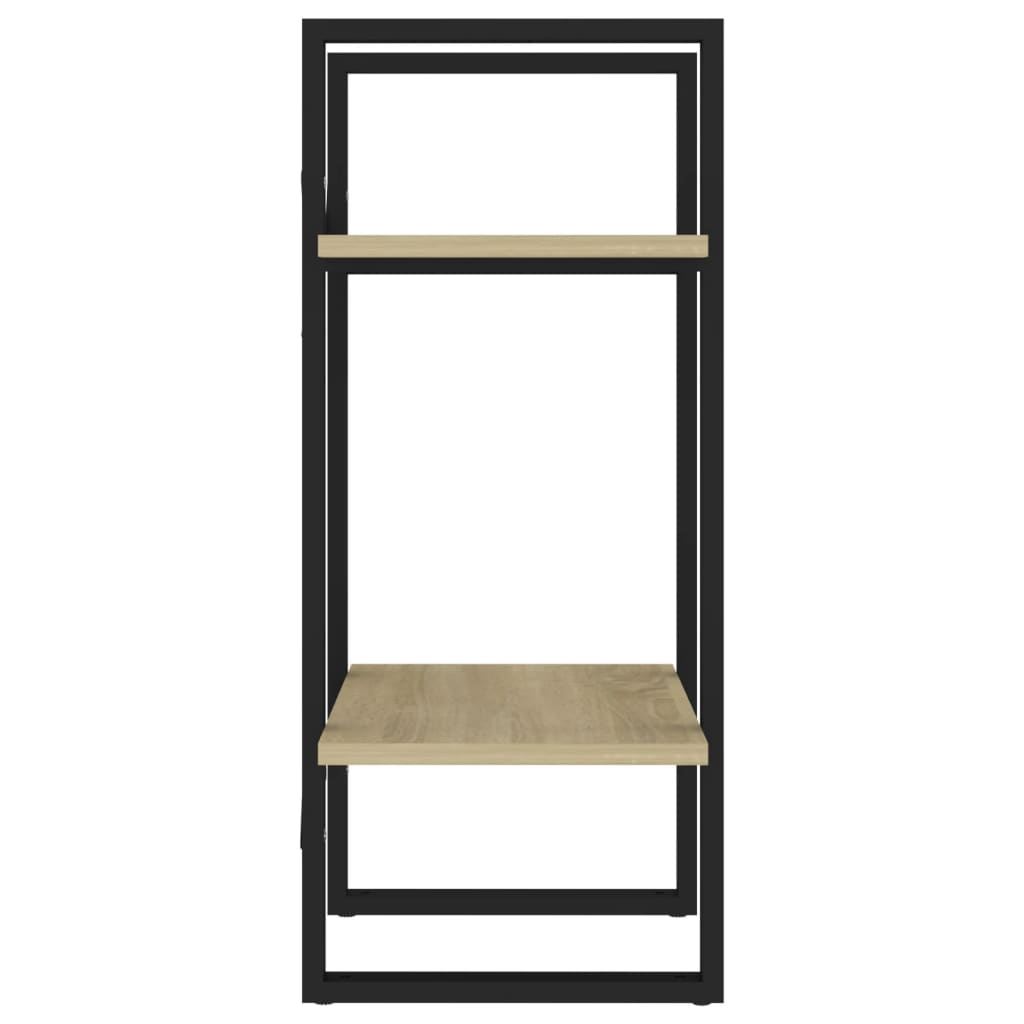 Libreria 2 Ripiani Rovere Sonoma 40x30x70 cm Legno Multistrato | homemem39