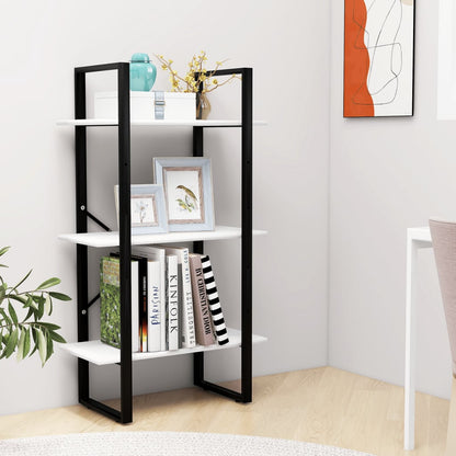 Scaffale Portaoggetti Bianco 60x30x105 cm Legno Multistrato | homemem39
