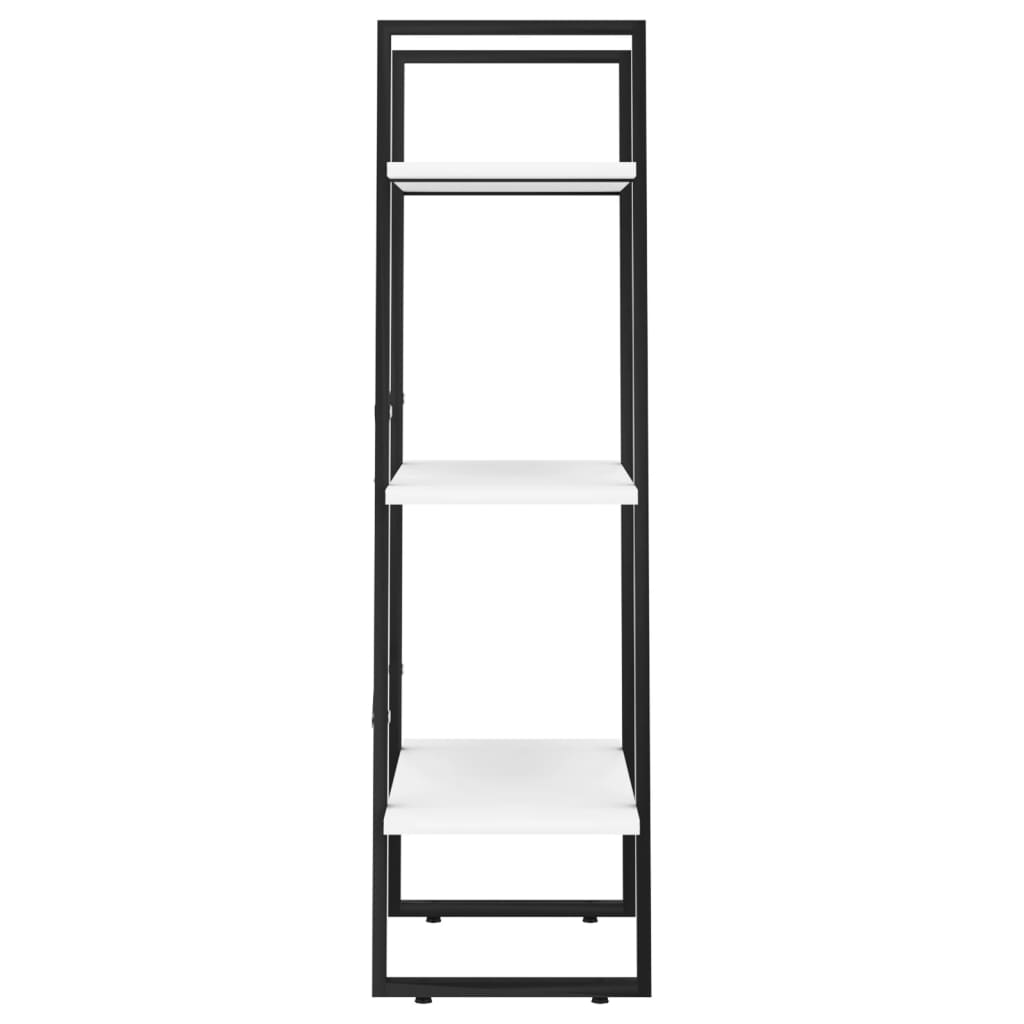 Scaffale Portaoggetti Bianco 60x30x105 cm Legno Multistrato